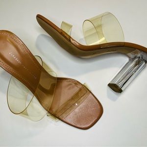 Zara Basic Collection Women’s Beautiful Naked Slip On High Heels Size 41